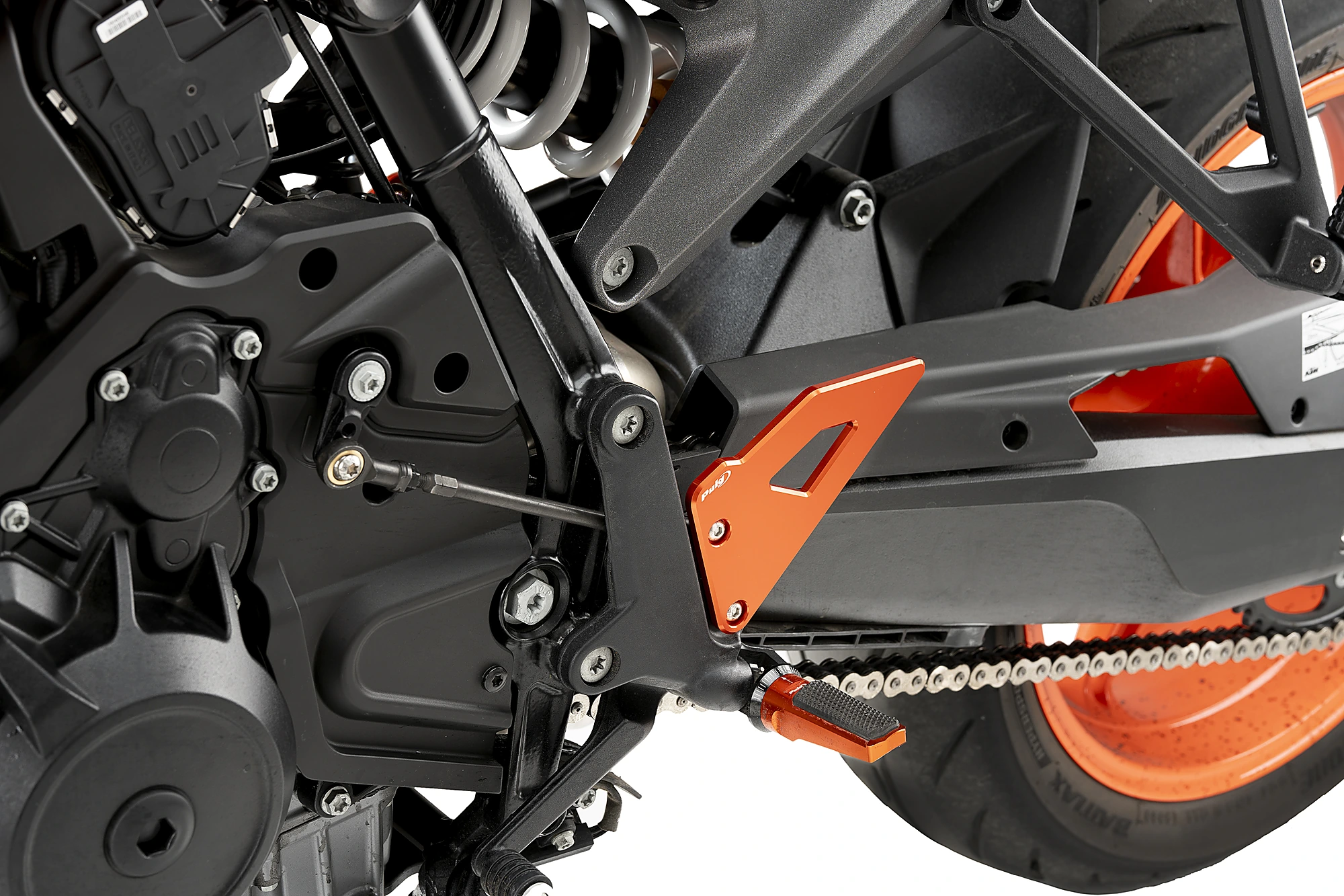 Fersenschutzplatten - 22263 - KTM 990 DUKE - Bj. 2024-2026