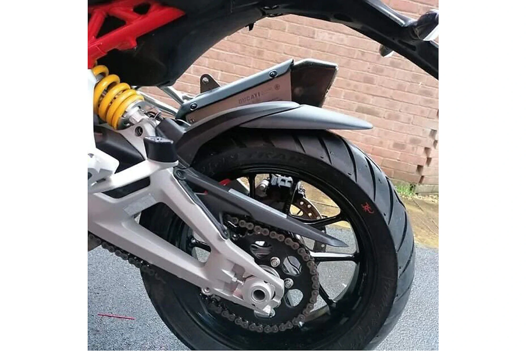 Hinterradabdeckung-Verlängerung - 22325 - DUCATI MULTISTRADA V4 - Bj. 2021-2024