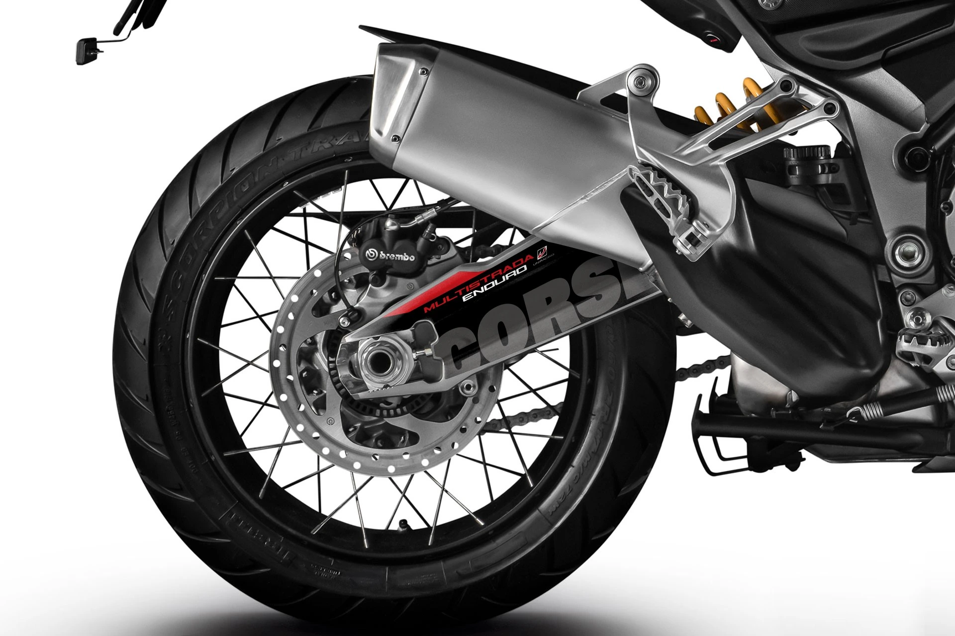 Aufkleberset Schwingenschutz - 20213 - DUCATI MULTISTRADA - Bj. 2016-2020