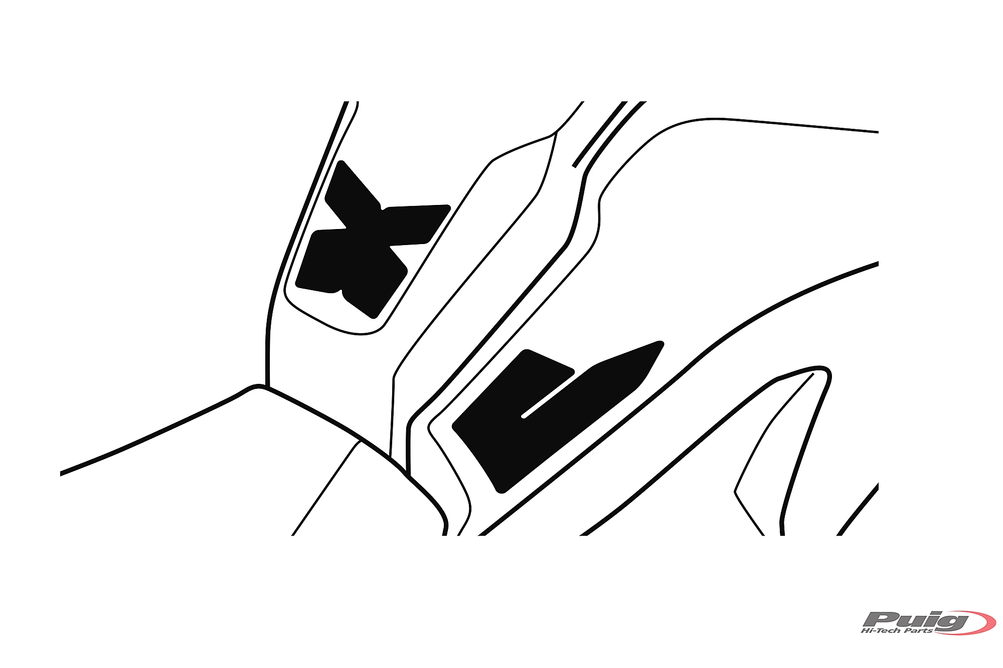 Tankpad modellspezifisch - 3718 - BMW F850GS ADVENTURE - Bj. 2019-2023