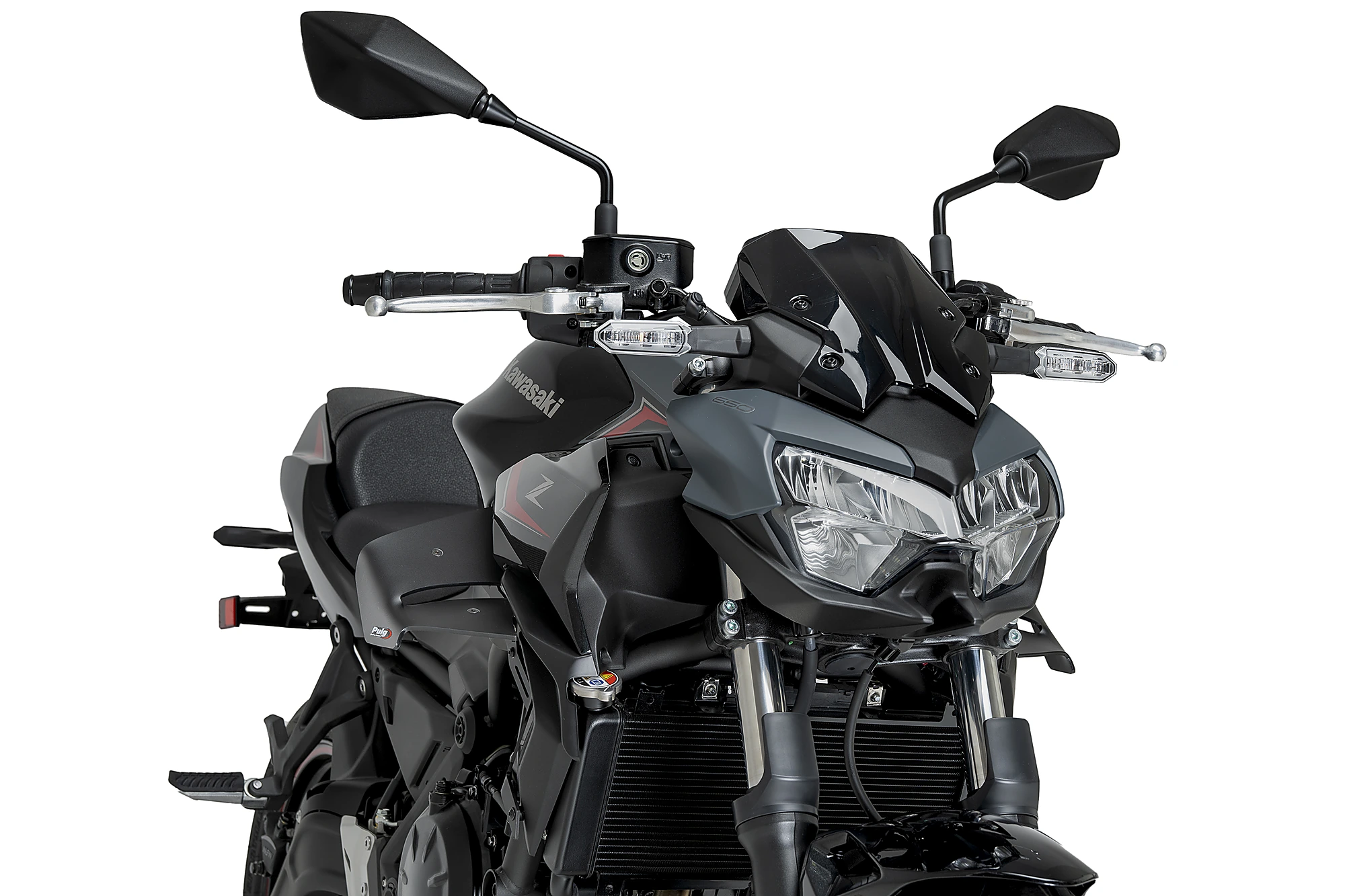 D12 Spoiler - 22472 - KAWASAKI Z650 - Bj. 2020-2026