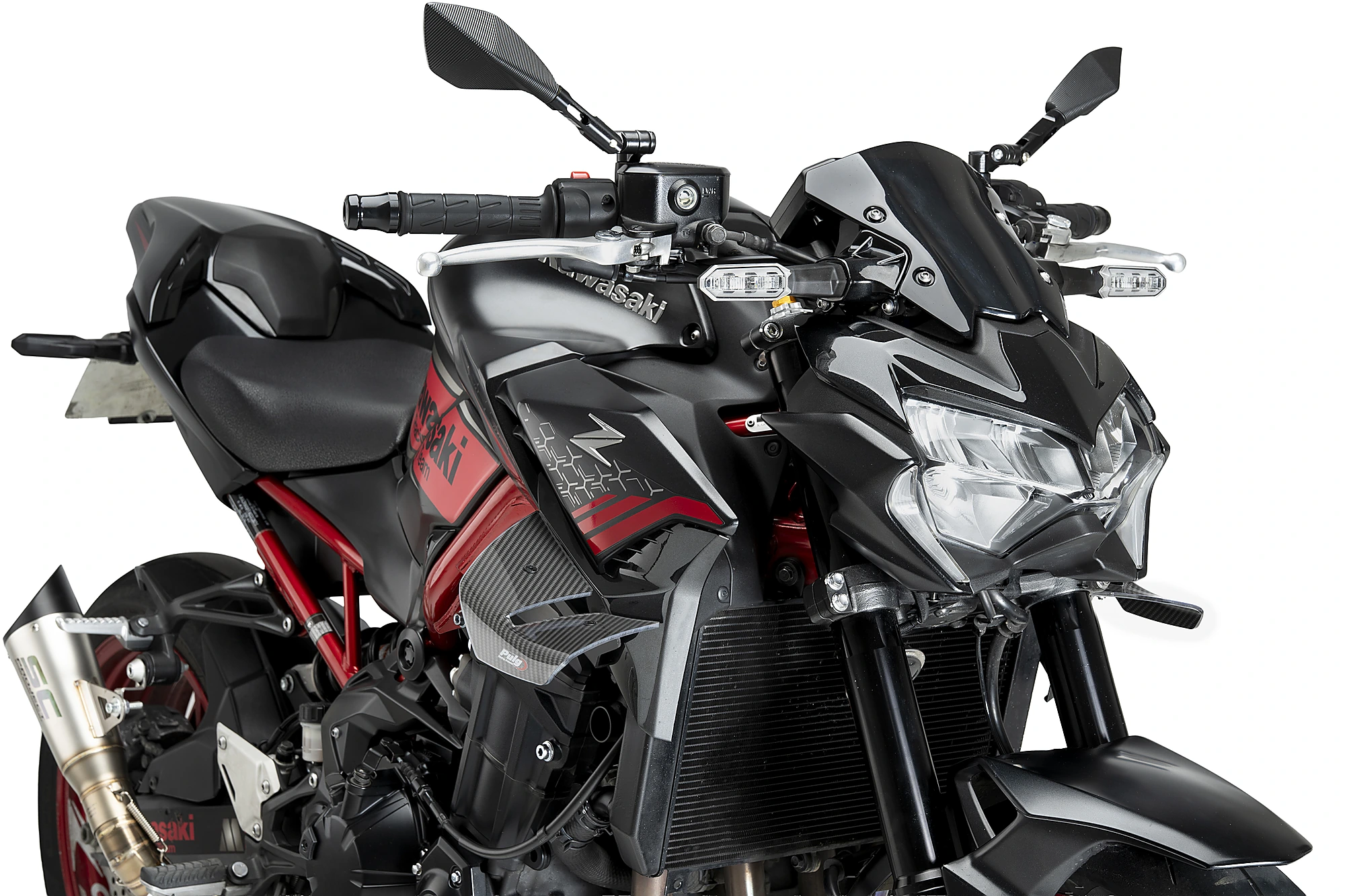 D12 Spoiler - 22901 - KAWASAKI Z900 - Bj. 2020-2024