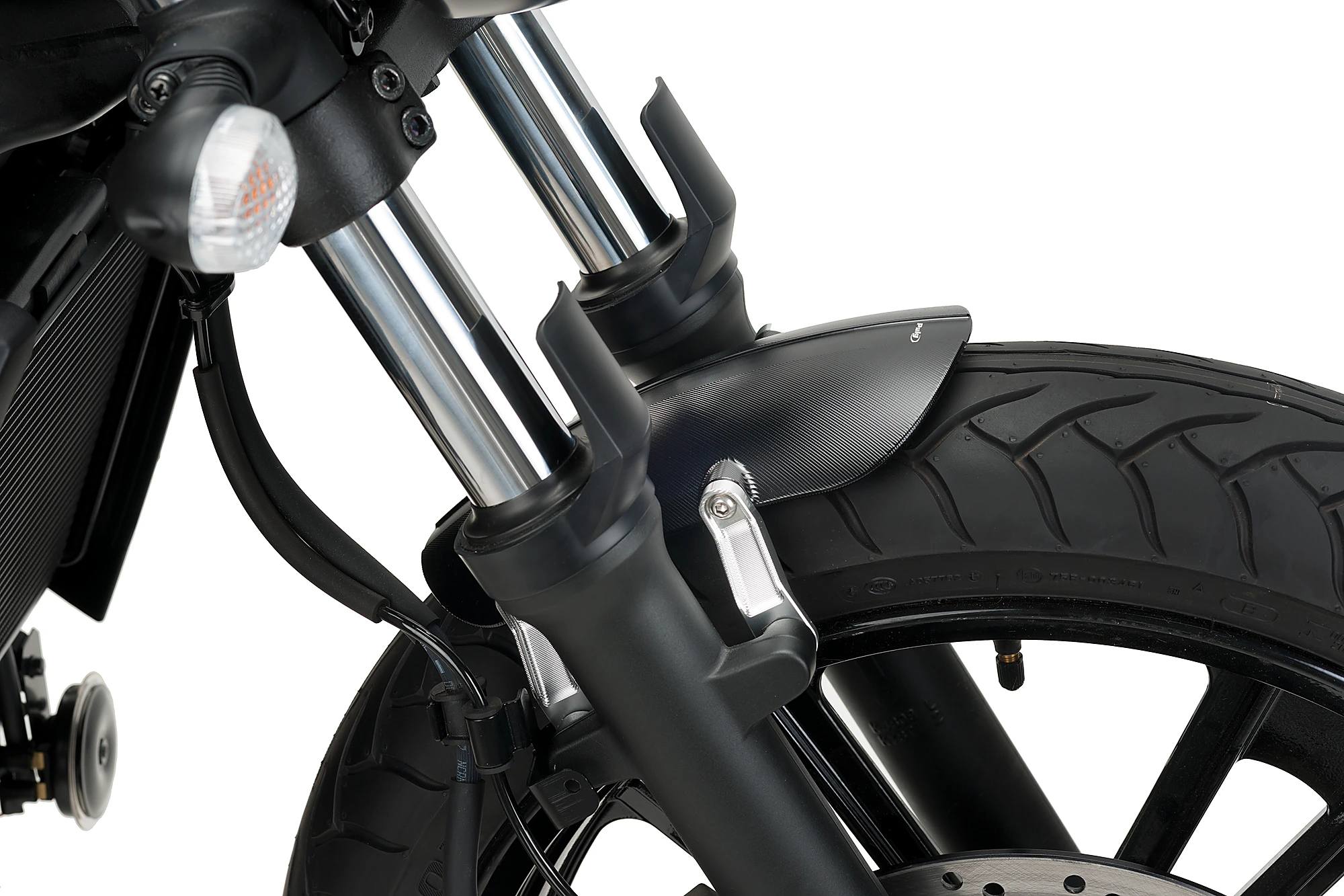 Vorderer Schutzblech aus gefrästem Aluminium - 9673 - KAWASAKI VULCAN S - Bj. 2015-2025