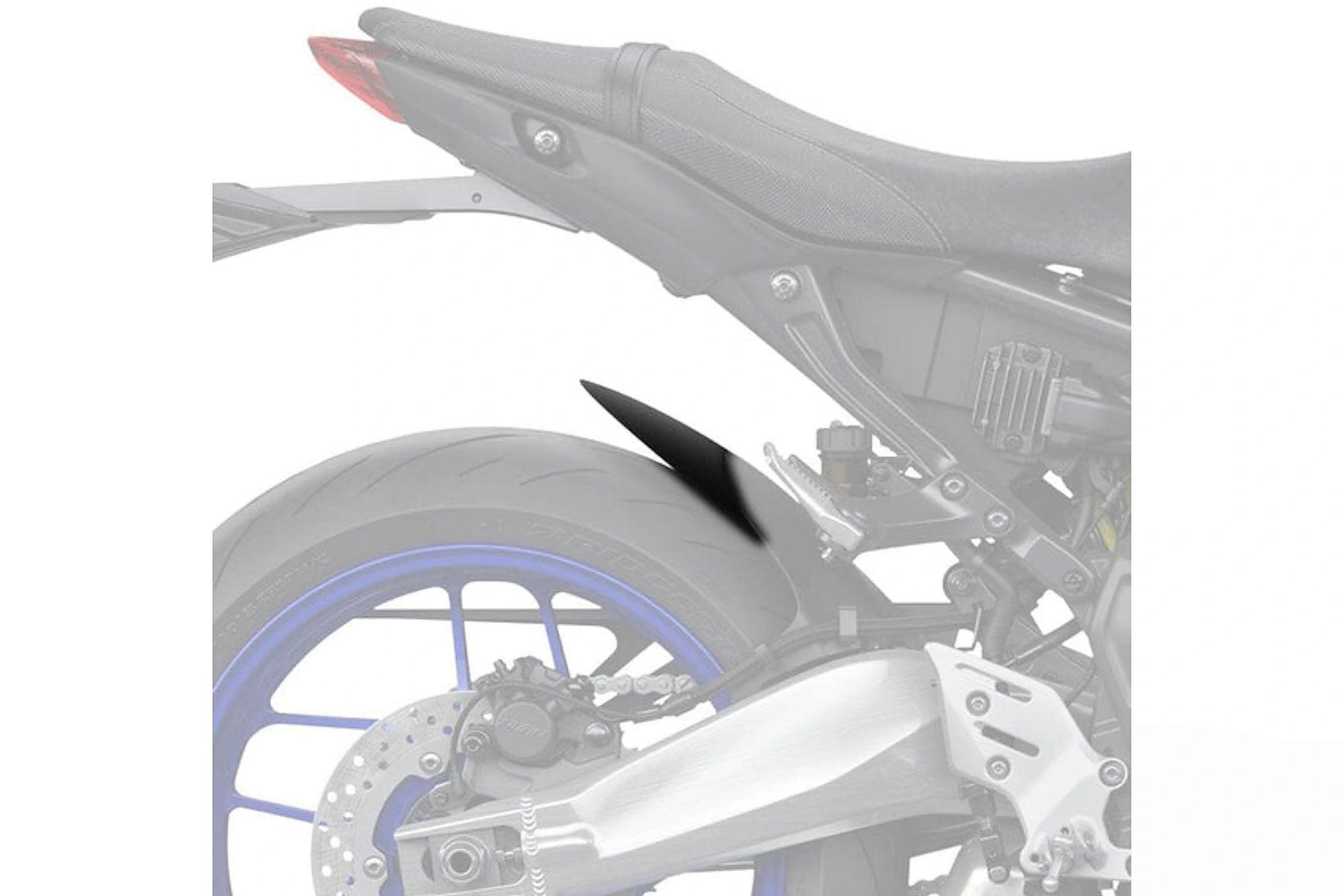 Hinterradabdeckung-Verlängerung - 21162 - YAMAHA MT-09 - Bj. 2021-2026
