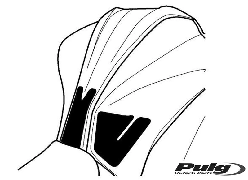 Tankpad modellspezifisch - 8436 - KAWASAKI Z1000 - Bj. 2014-2019