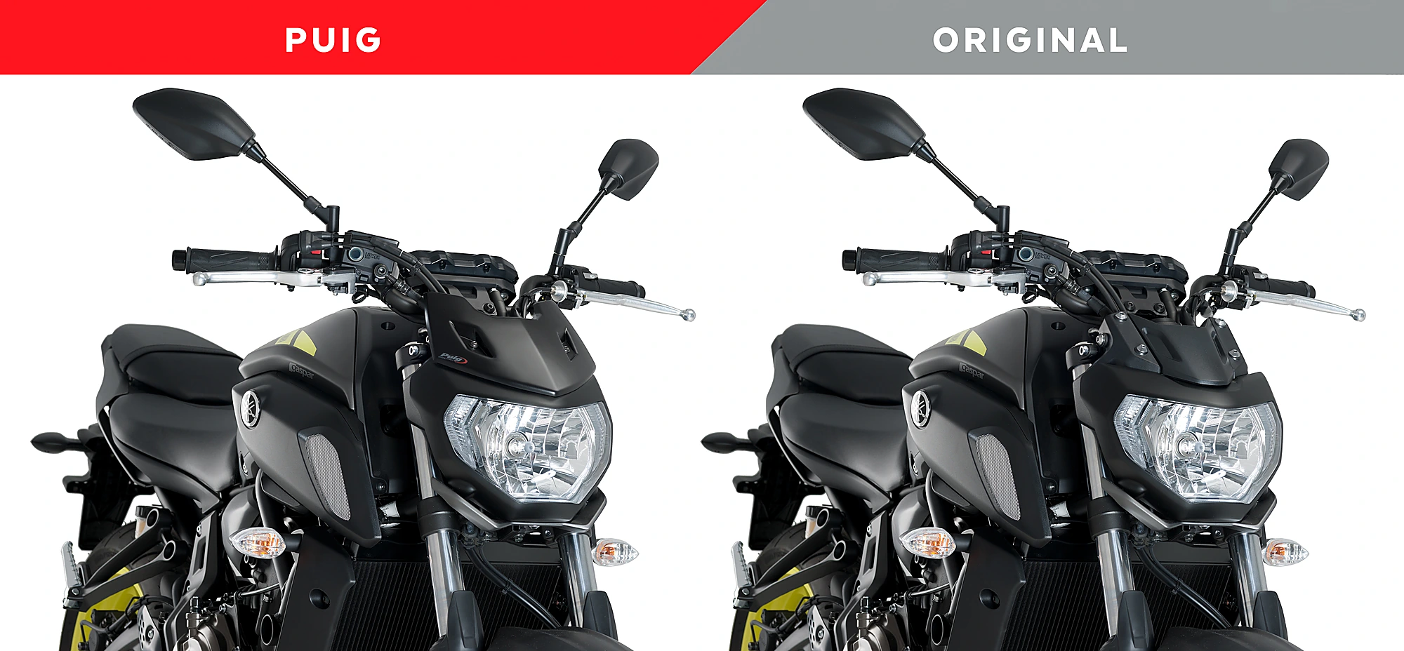 Frontspoiler - 1439 - YAMAHA MT-07 - Bj. 2018-2026
