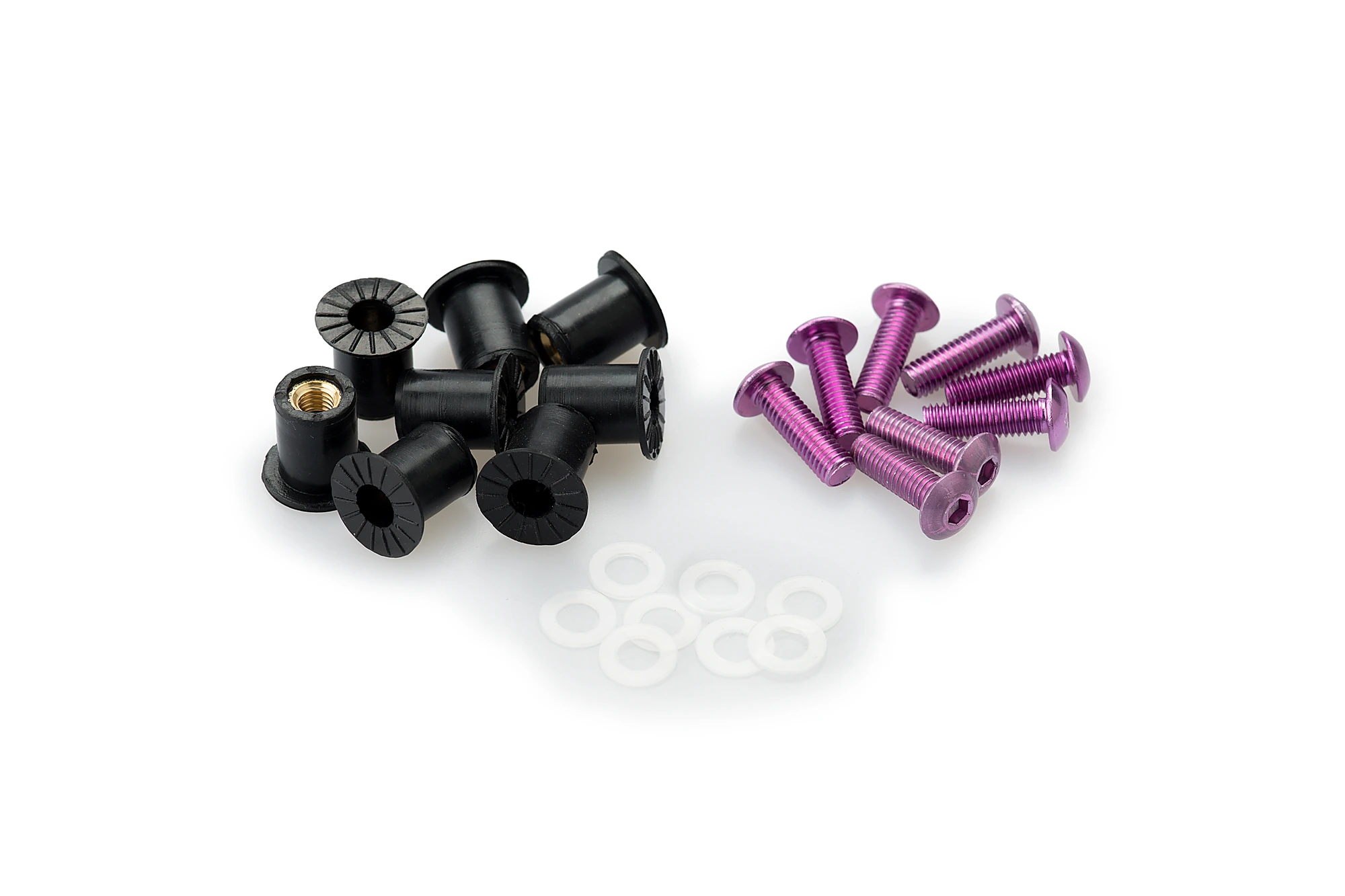 Anodisierter Schraubensatz für Windschutzscheiben - 0957
