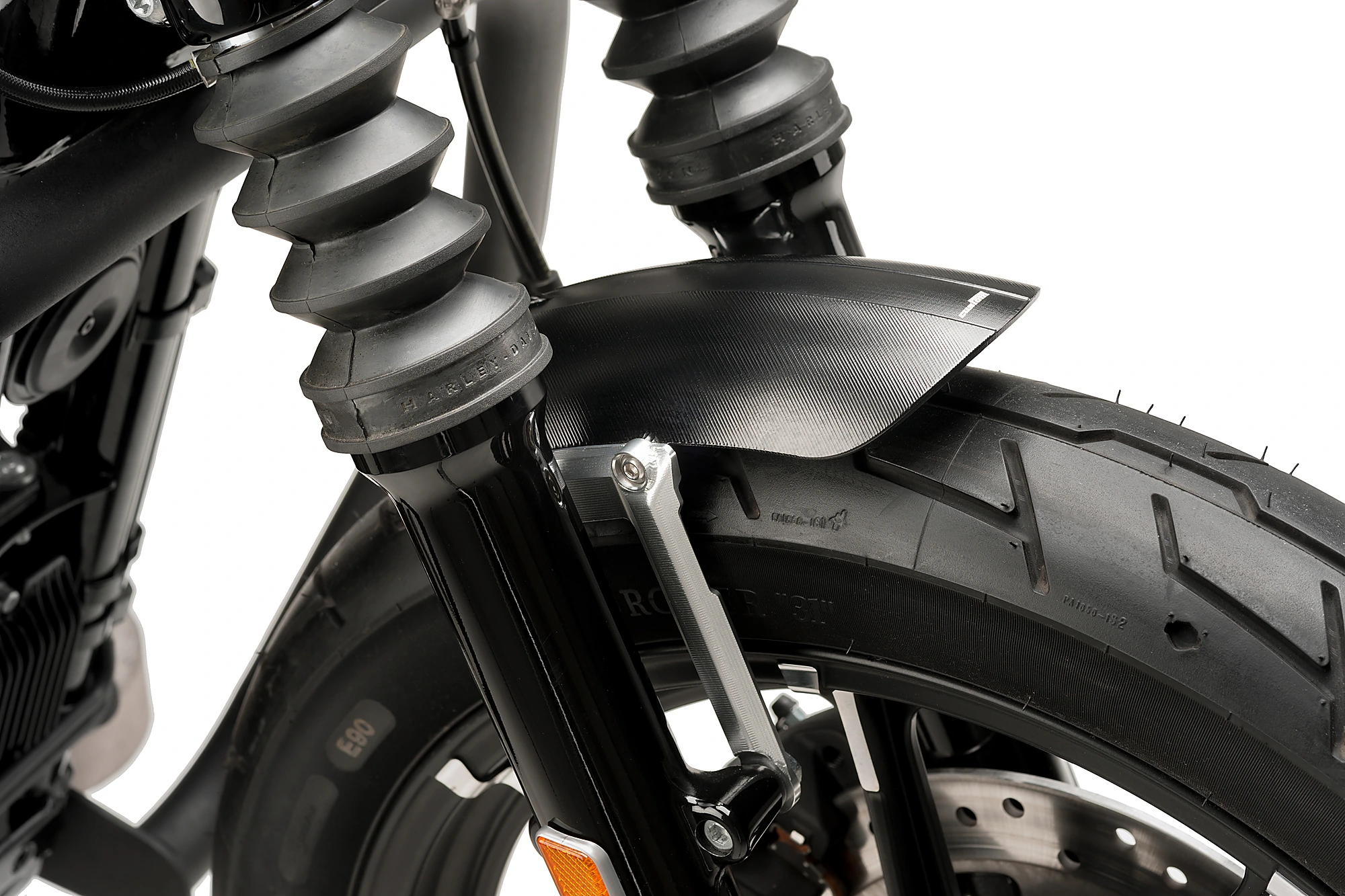 Vorderer Schutzblech aus gefrästem Aluminium - 9992 - HARLEY DAVIDSON SPORTSTER 883 IRON XL883N - Bj. 2009-2011