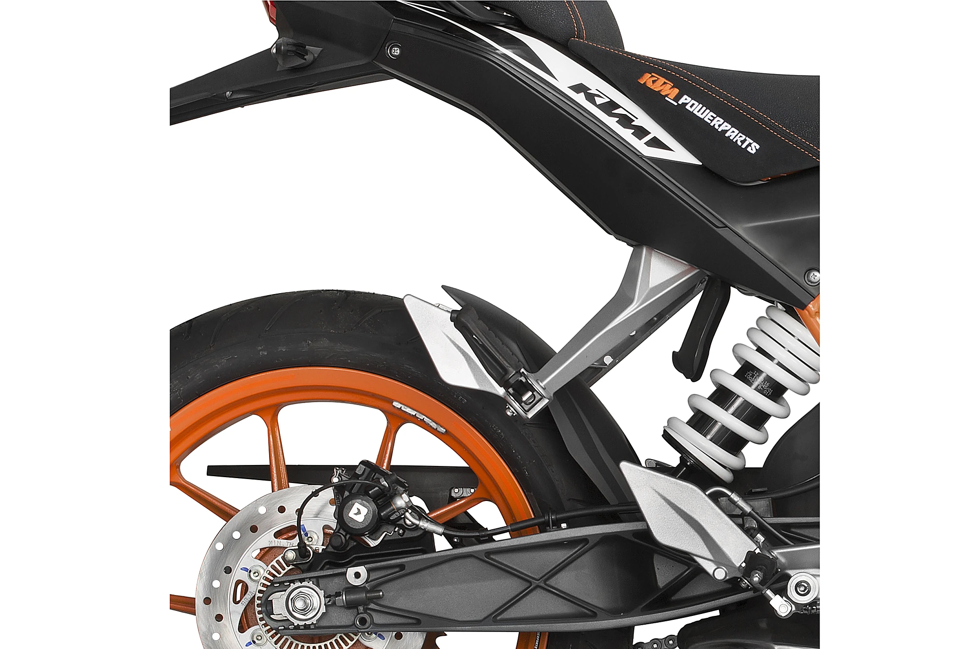 Hinterradabdeckung-Verlängerung - 9899 - KTM - Bj. 2011-2016