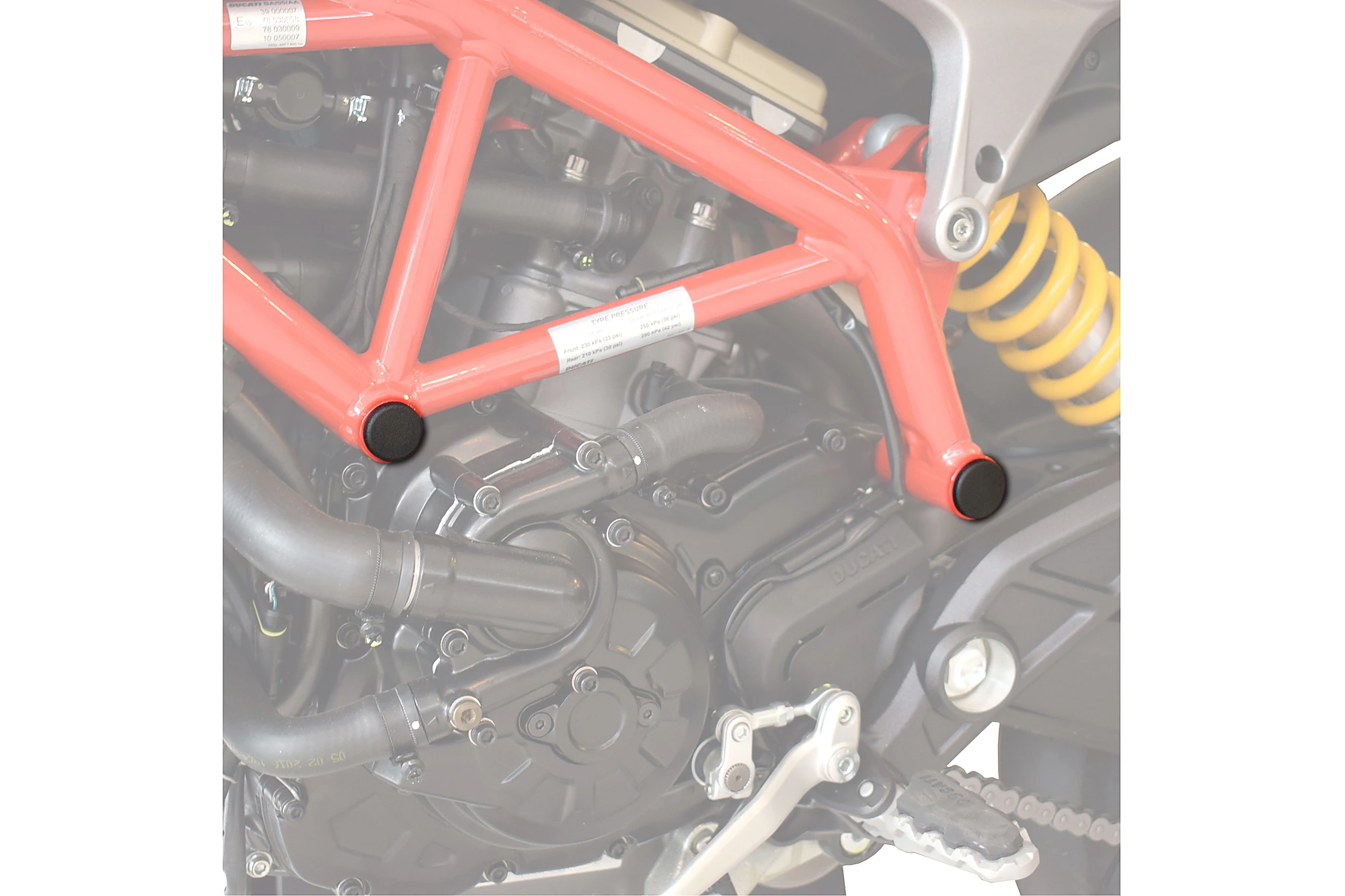 Rahmenstöpsel - 9634 - DUCATI HYPER - Bj. 2016-2018