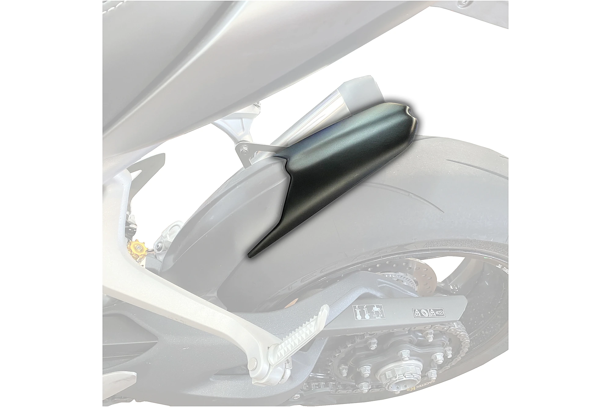 Hinterradabdeckung-Verlängerung - 21557 - TRIUMPH SPEED TRIPLE 1200 R - Bj. 2021-2026