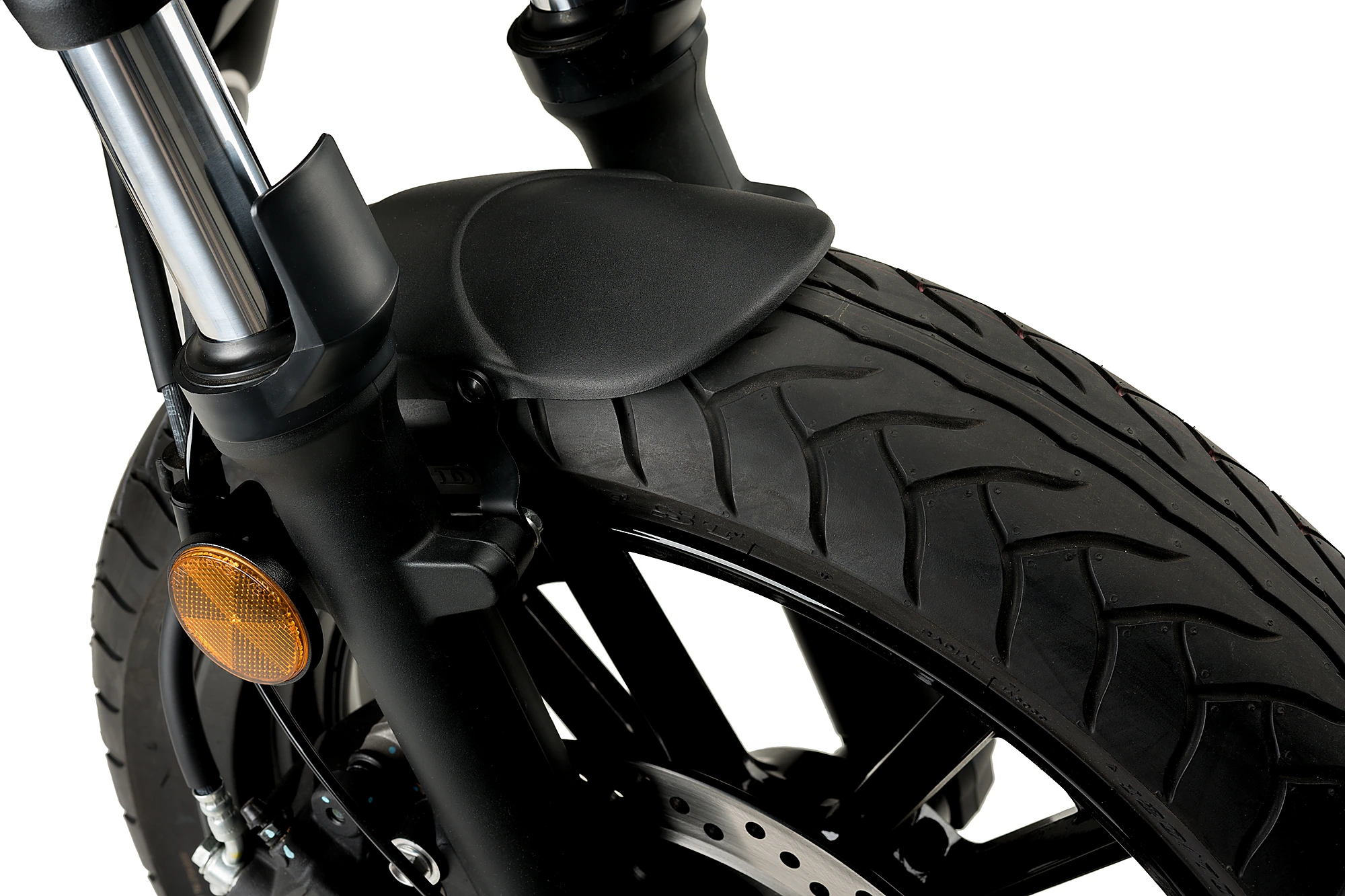 Vorderschutzblech aus gefräster Stahlplatte - 3817 - KAWASAKI VULCAN S - Bj. 2015-2025