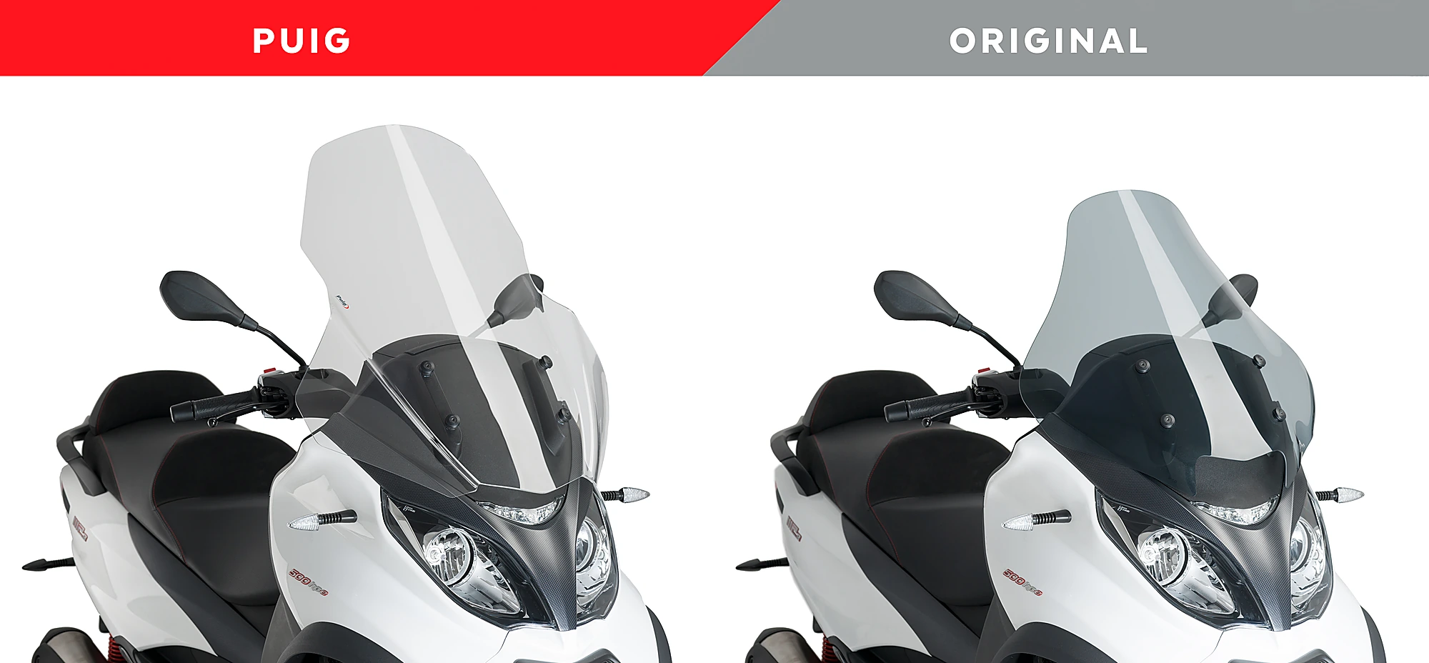 Windschutzscheibe V-Tech Line Touring - 1666 - PIAGGIO - Bj. 2018-2024
