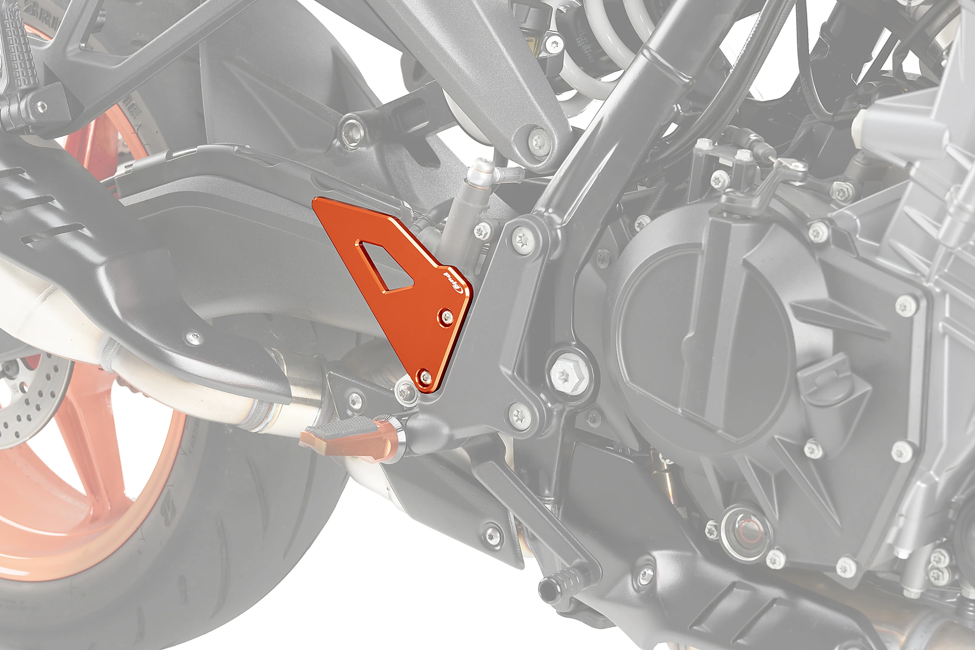 Fersenschutzplatten - 22008 - KAWASAKI ZX-6R NINJA - Bj. 2024-2026